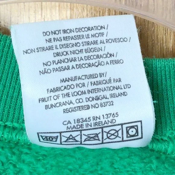 Green Ireland Unisex Sweatshirt With Celtic Design - Picture 5 of 5